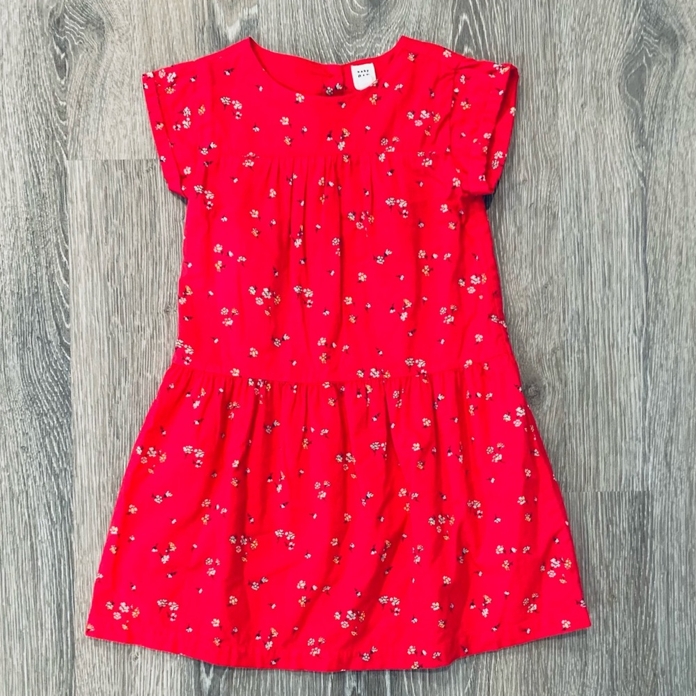 NEW Gap Girls Floral Short Sleeve Dress 5t